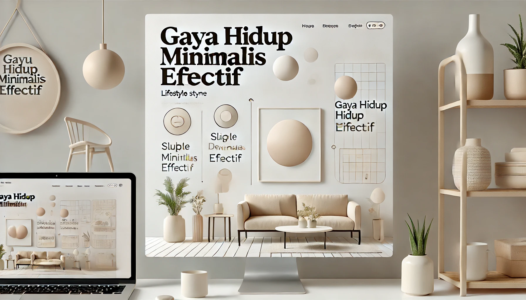 Gaya Hidup Minimalis Efektif