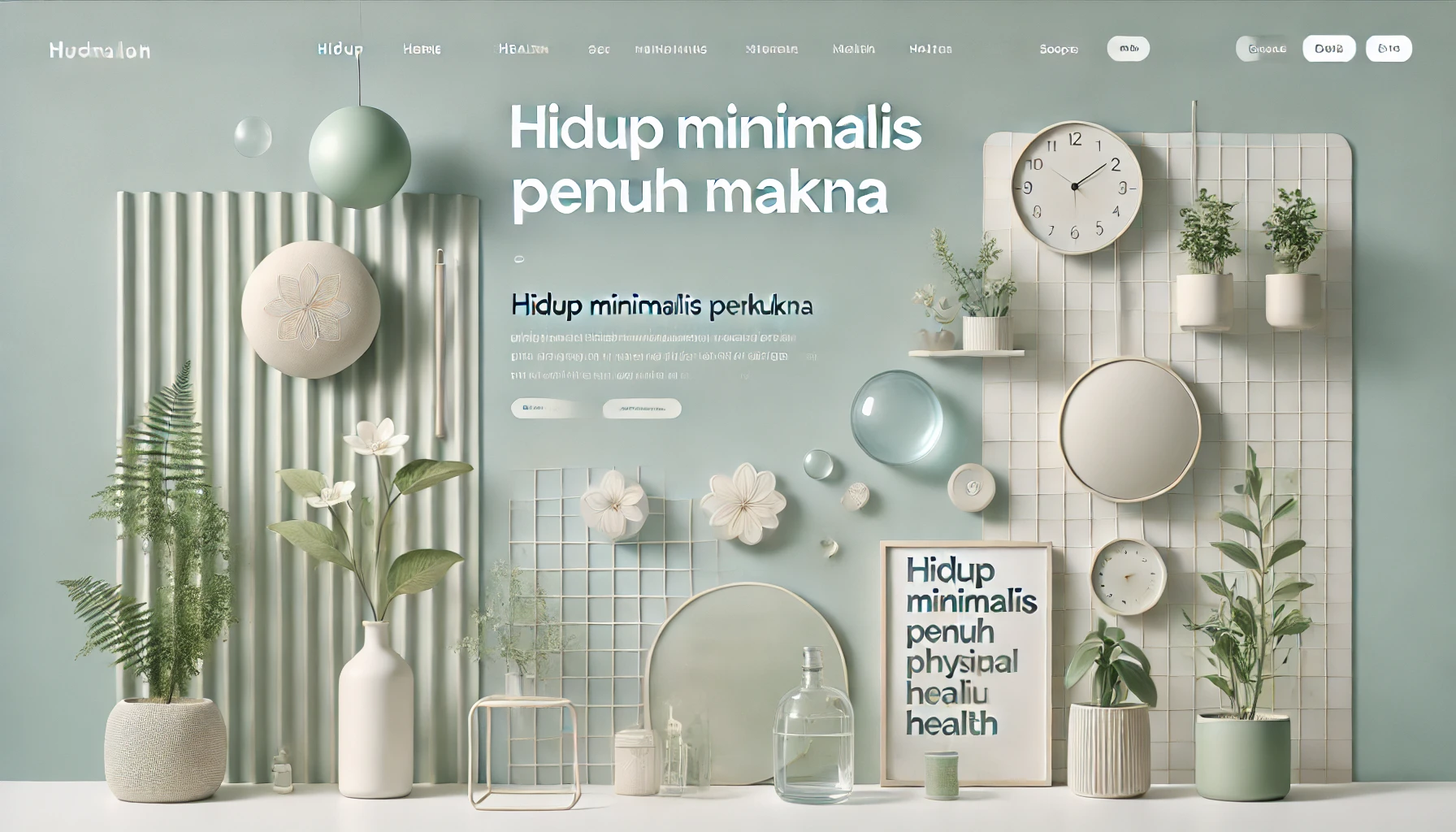 Hidup Minimalis Penuh Makna