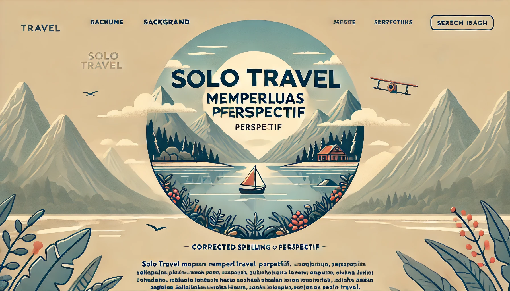 Solo Travel Memperluas Perspektif