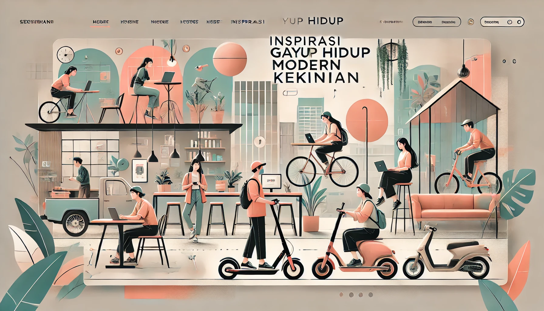 Inspirasi Gaya Hidup Modern Kekinian