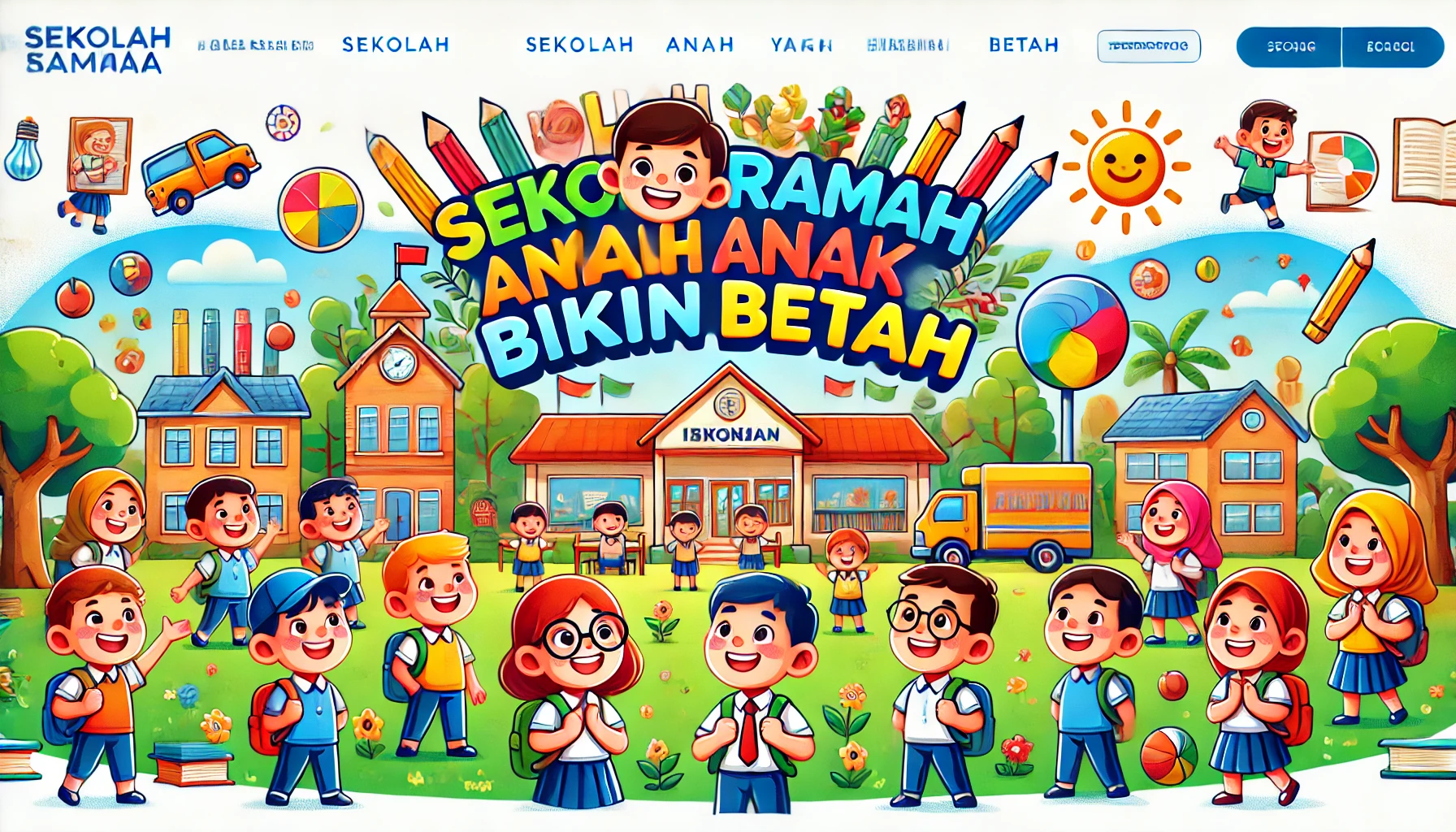 Sekolah Ramah Anak yang Bikin Betah