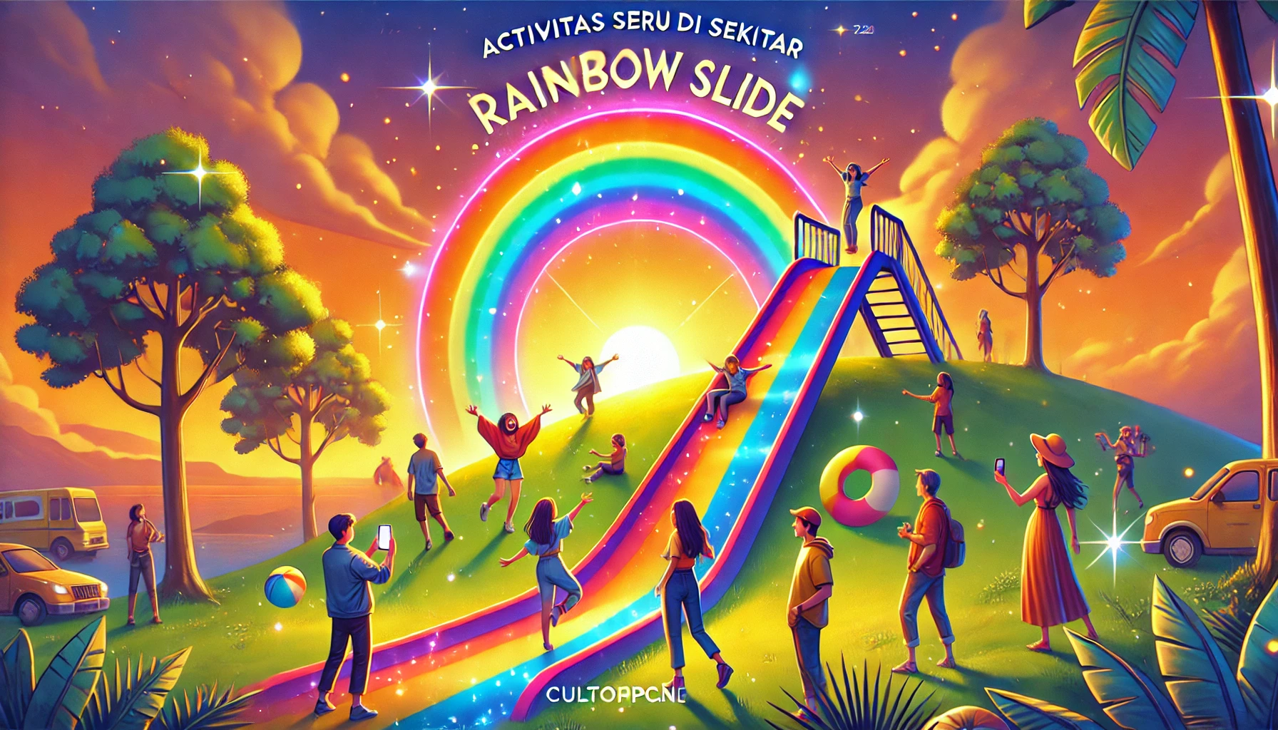 Aktivitas Seru di Sekitar Rainbow Slide