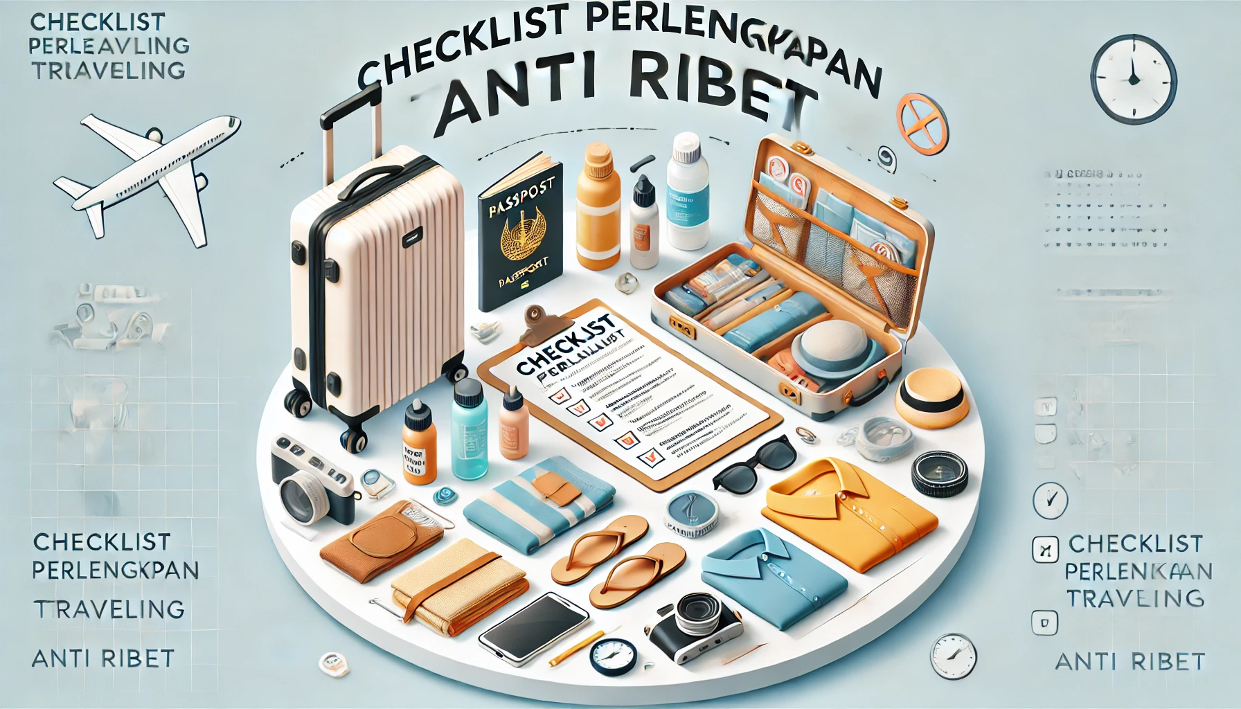 Checklist Perlengkapan Traveling Anti Ribet