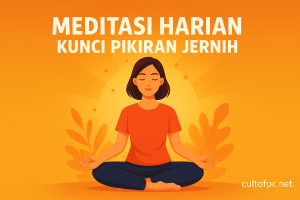 Meditasi Harian Kunci Pikiran Jernih