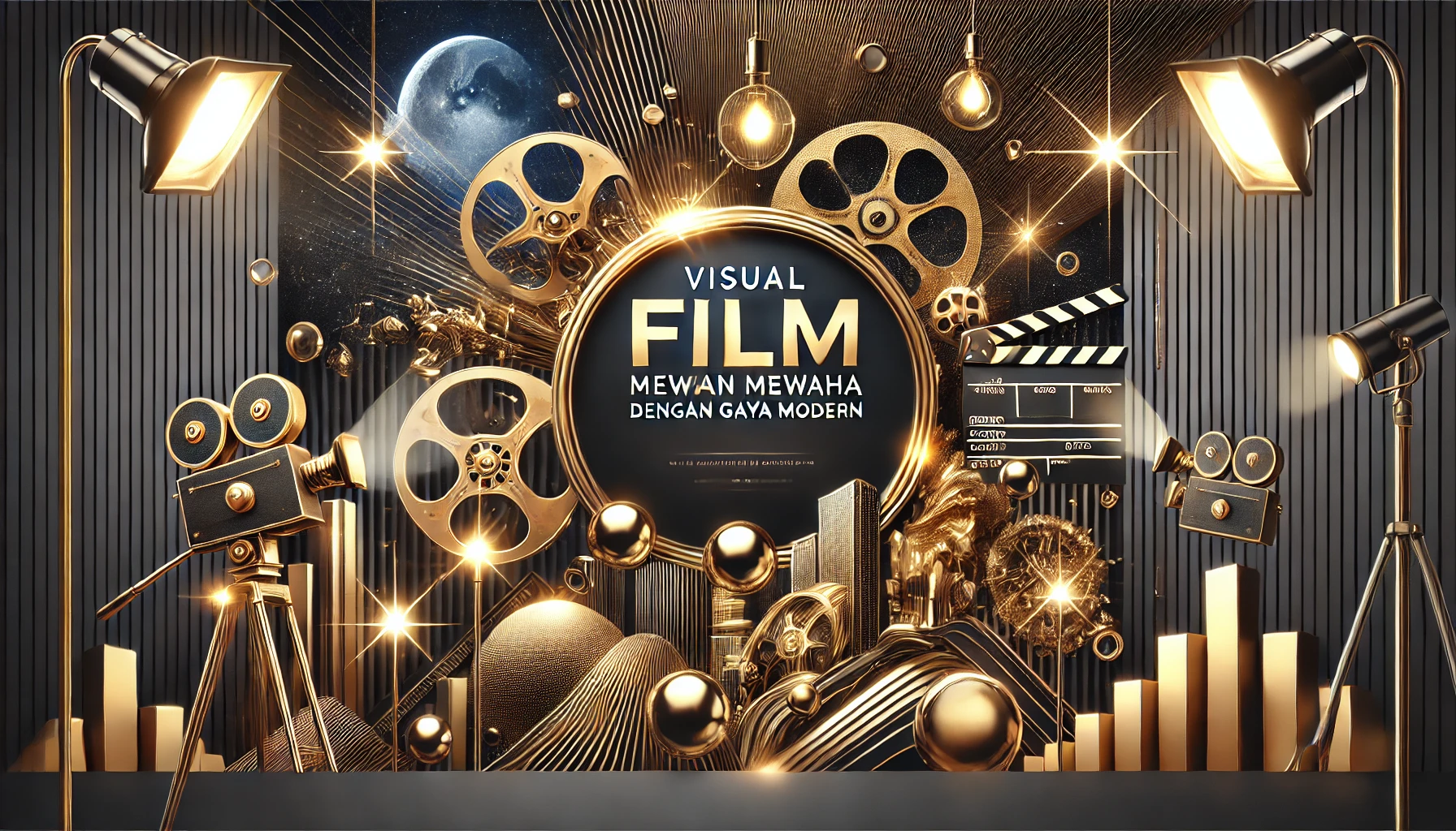 Visual Film Mewah dengan Gaya Modern