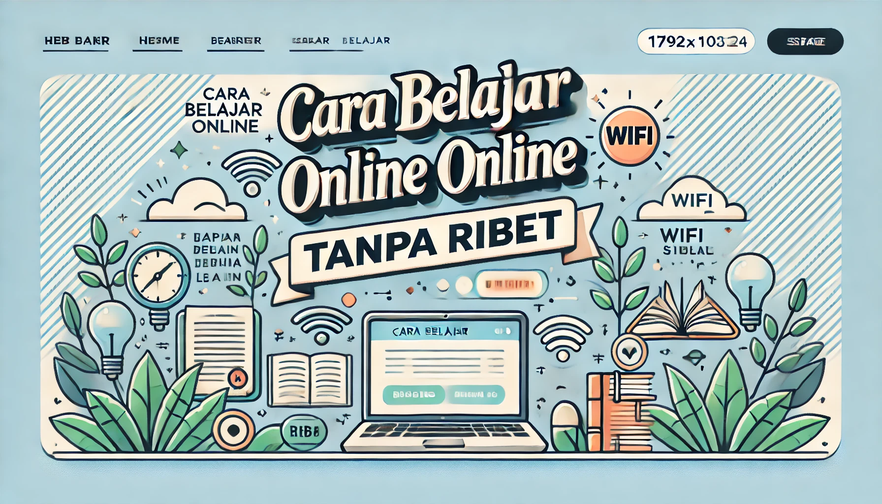 Cara Belajar Online Tanpa Ribet