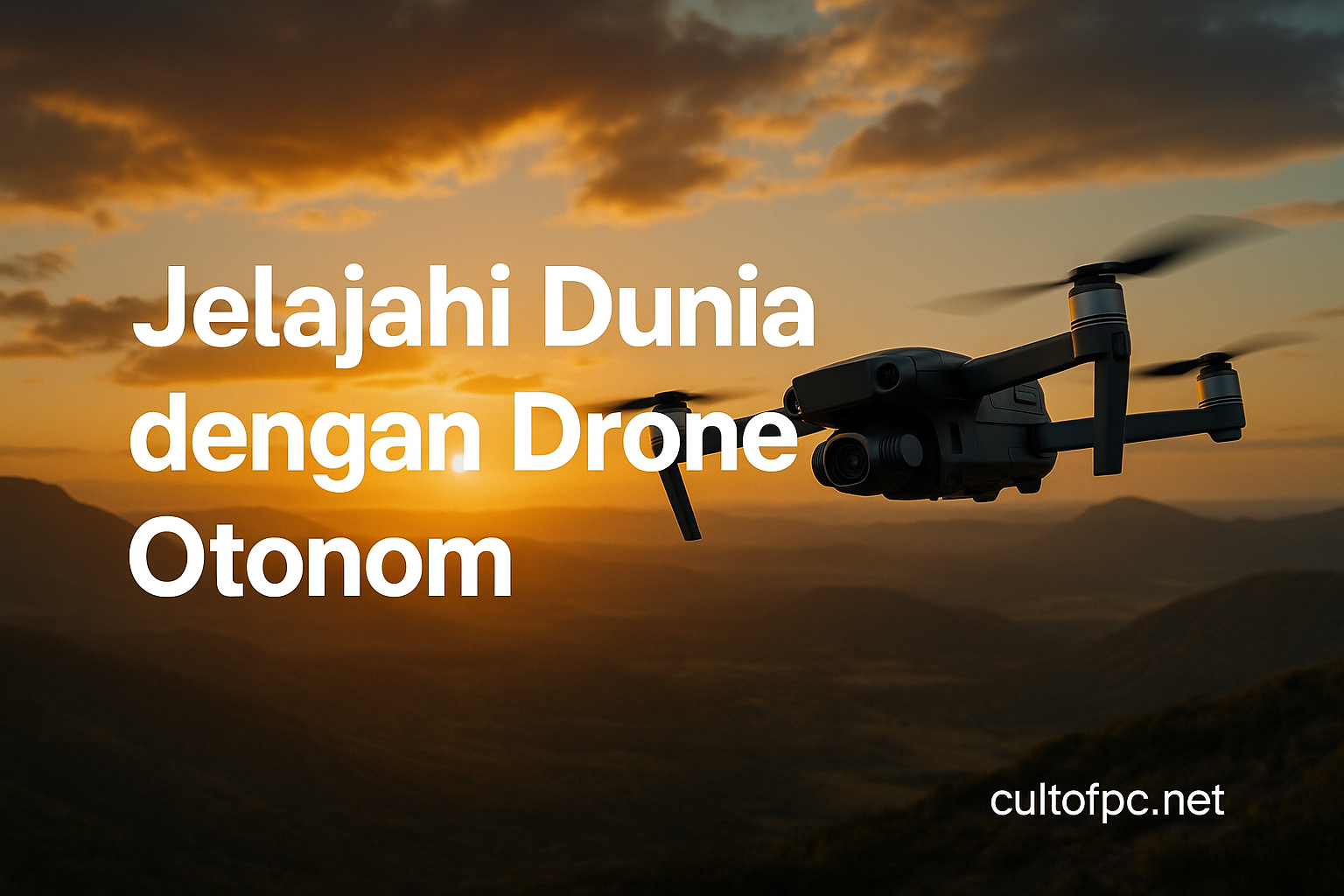 Jelajahi Dunia dengan Drone Otonom