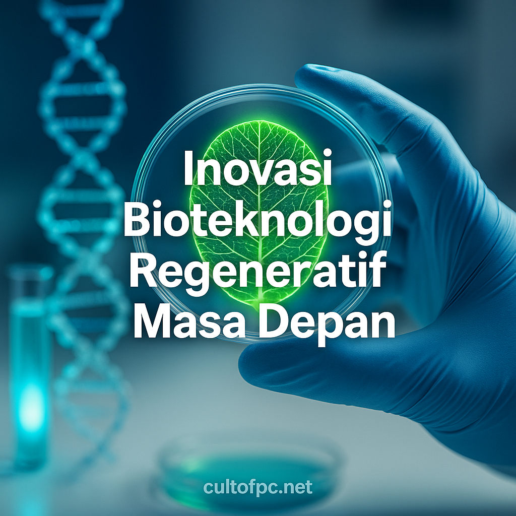 Inovasi Bioteknologi Regeneratif Masa Depan