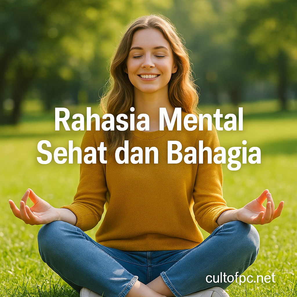 Rahasia Mental Sehat dan Bahagia