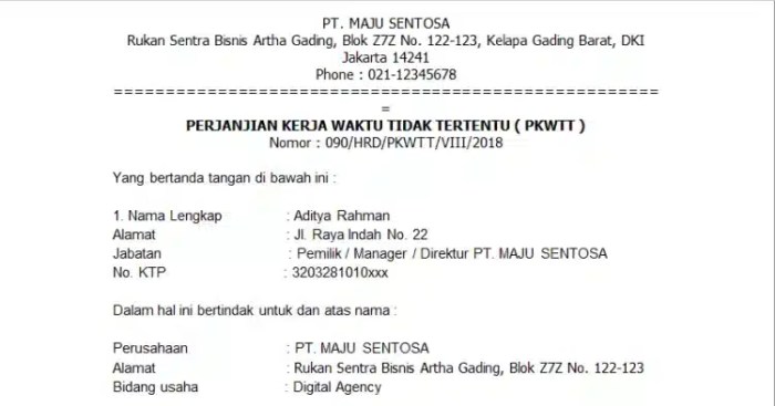 10+ Contoh Surat Kontrak Kerja dan Cara Membuat 10+ Contoh Surat Kontrak Kerja dan Cara Membuat