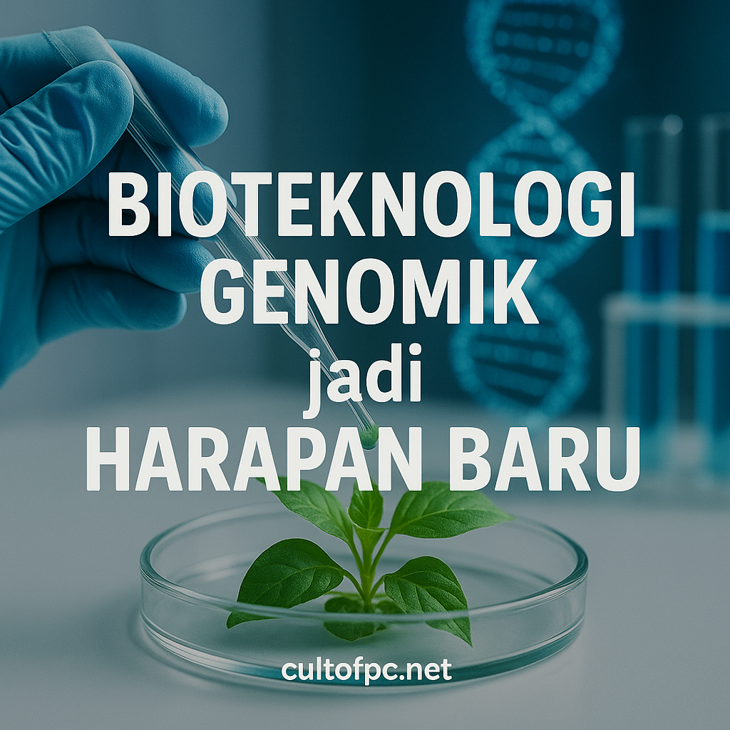 Bioteknologi Genomik jadi Harapan Baru