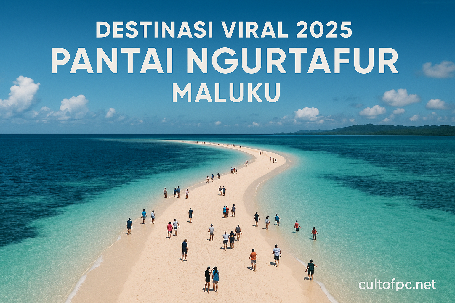 Destinasi Viral 2025 Pantai Ngurtafur Maluku