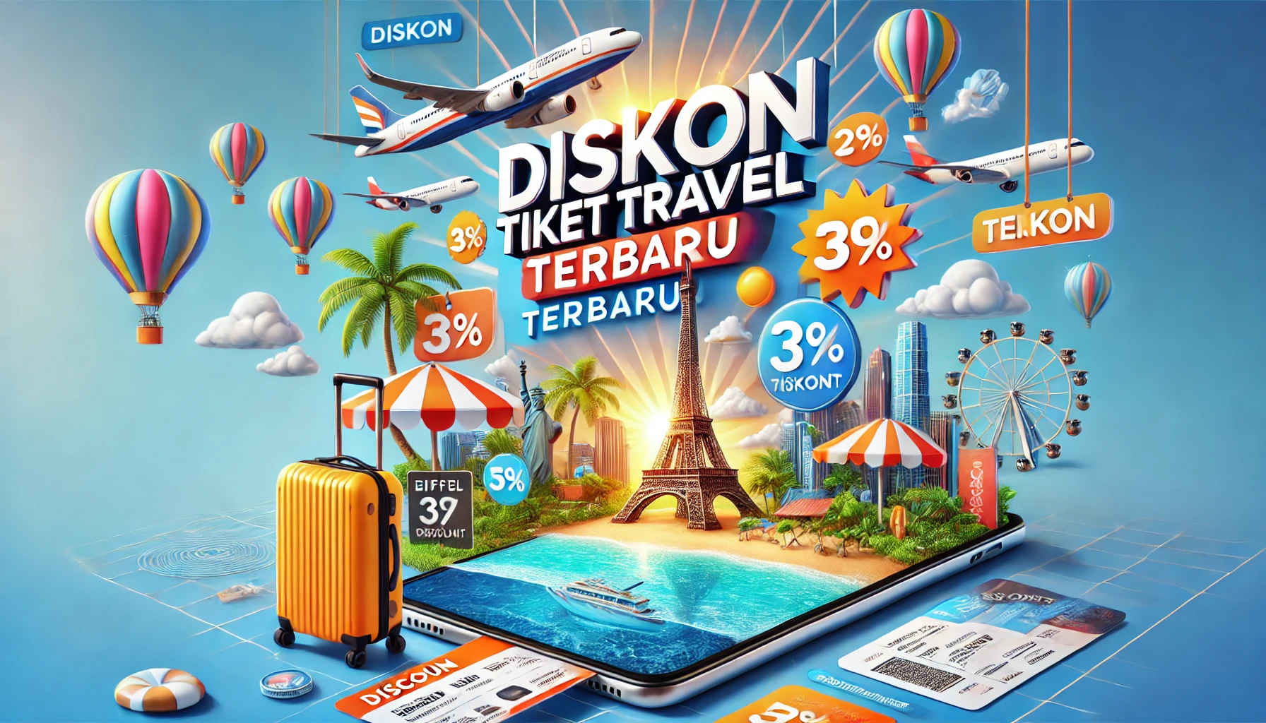 Diskon Tiket Travel Terbaru