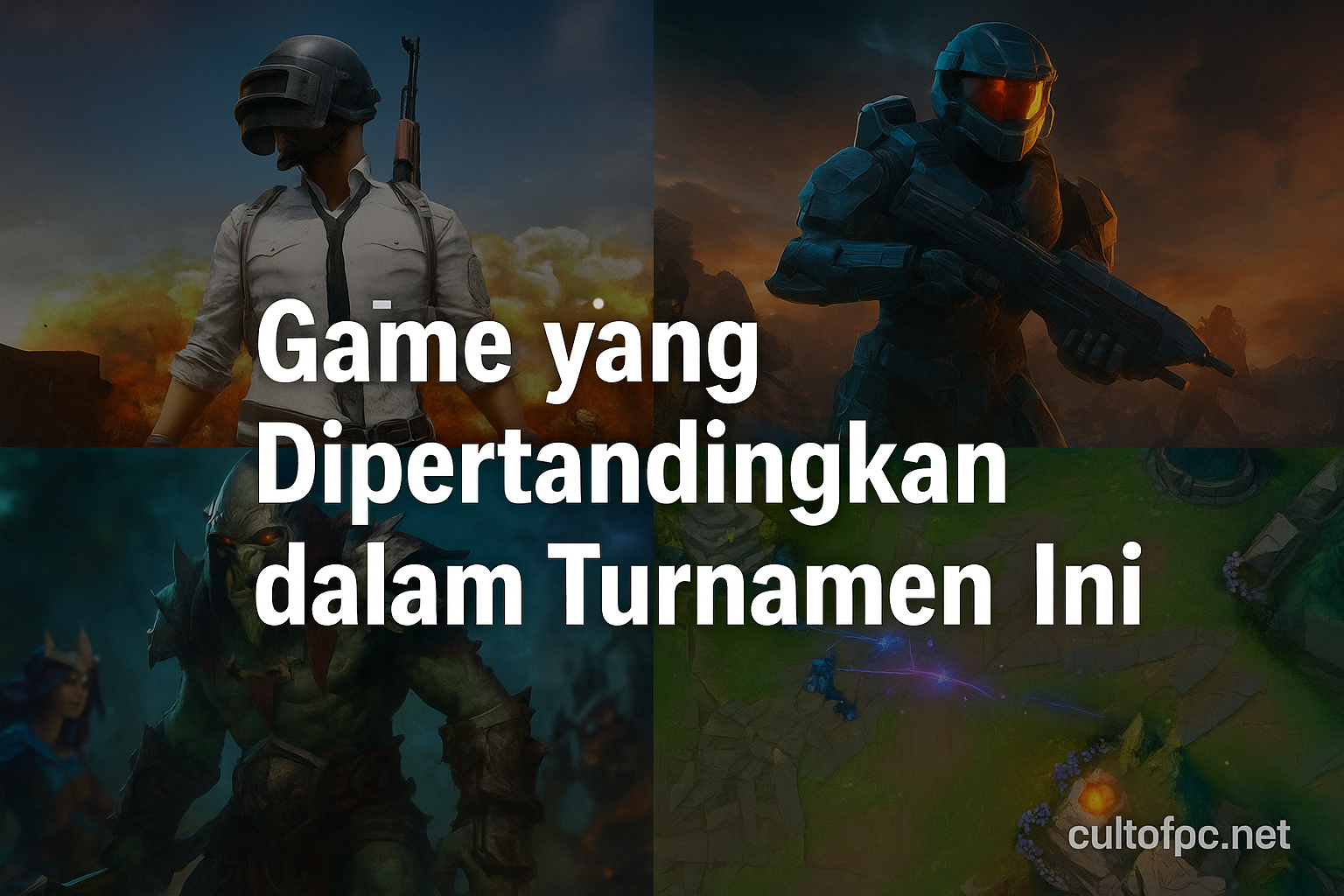 Game yang Dipertandingkan dalam Turnamen Ini