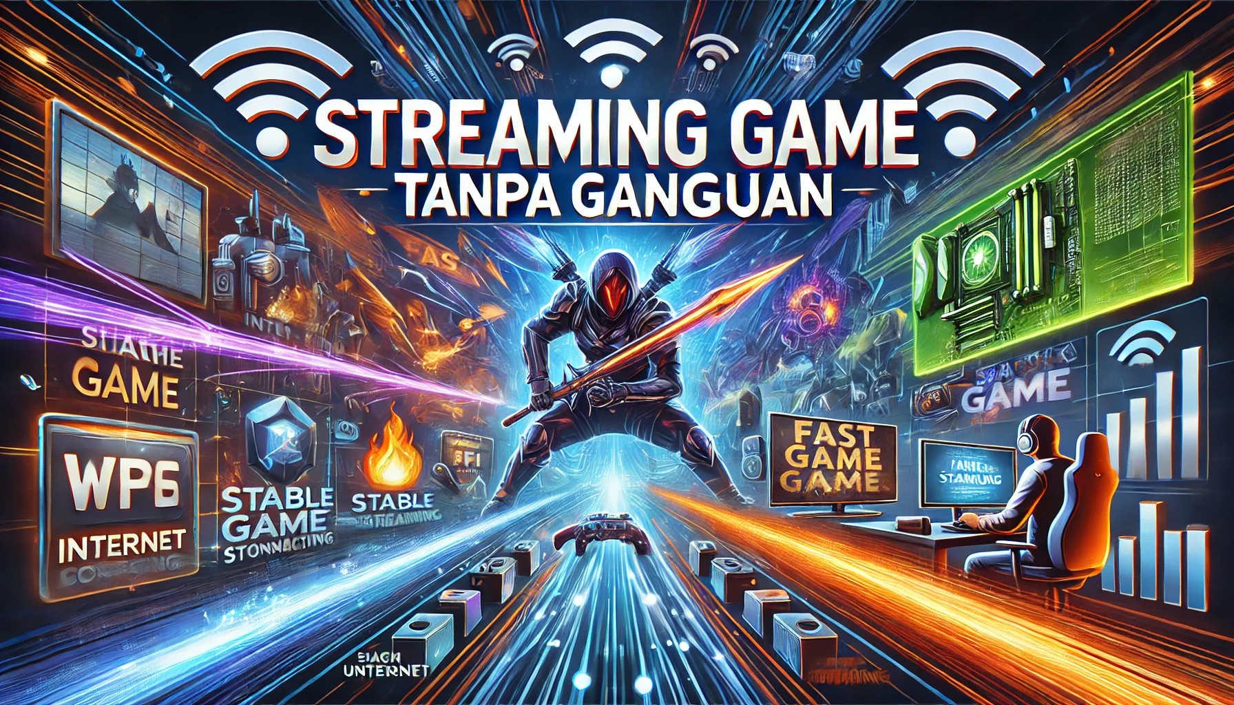 Streaming Game Tanpa Gangguan