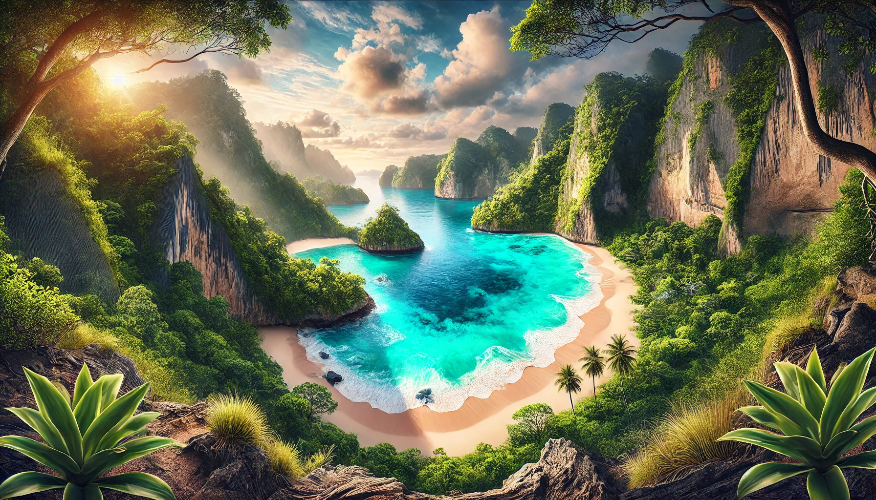 Pantai Tersembunyi Spektakuler Terindah