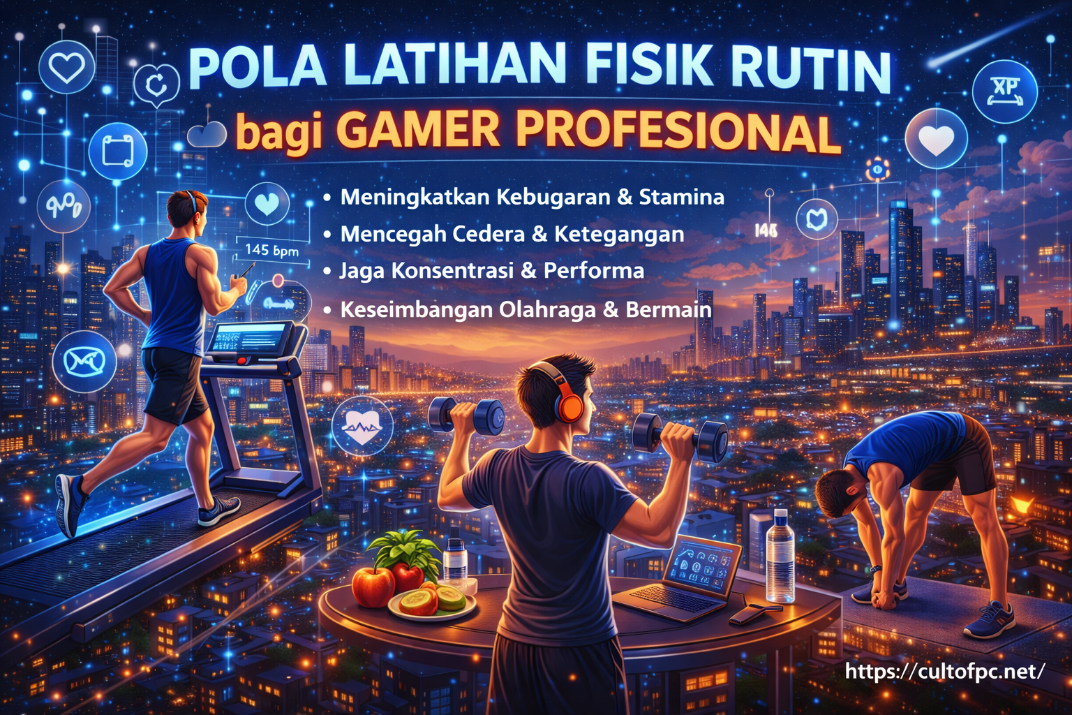 Pola Latihan Fisik Rutin bagi Gamer Profesional