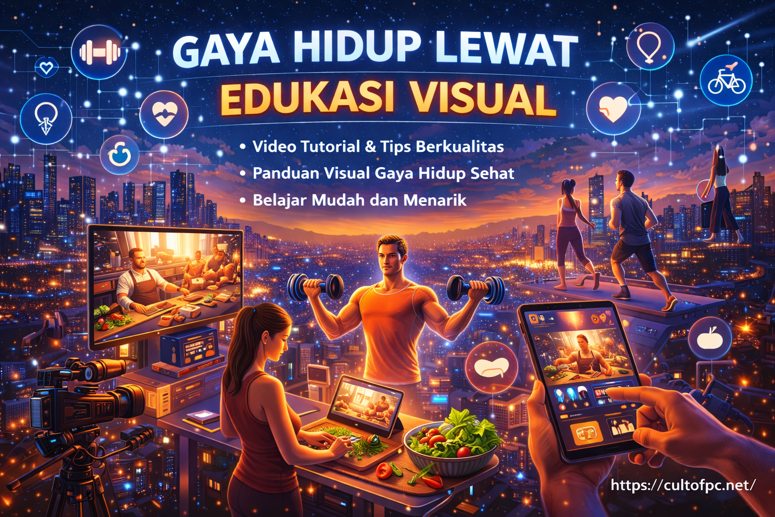 Gaya Hidup Lewat Edukasi Visual
