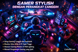 Gamer Stylish Dengan Perangkat Canggih