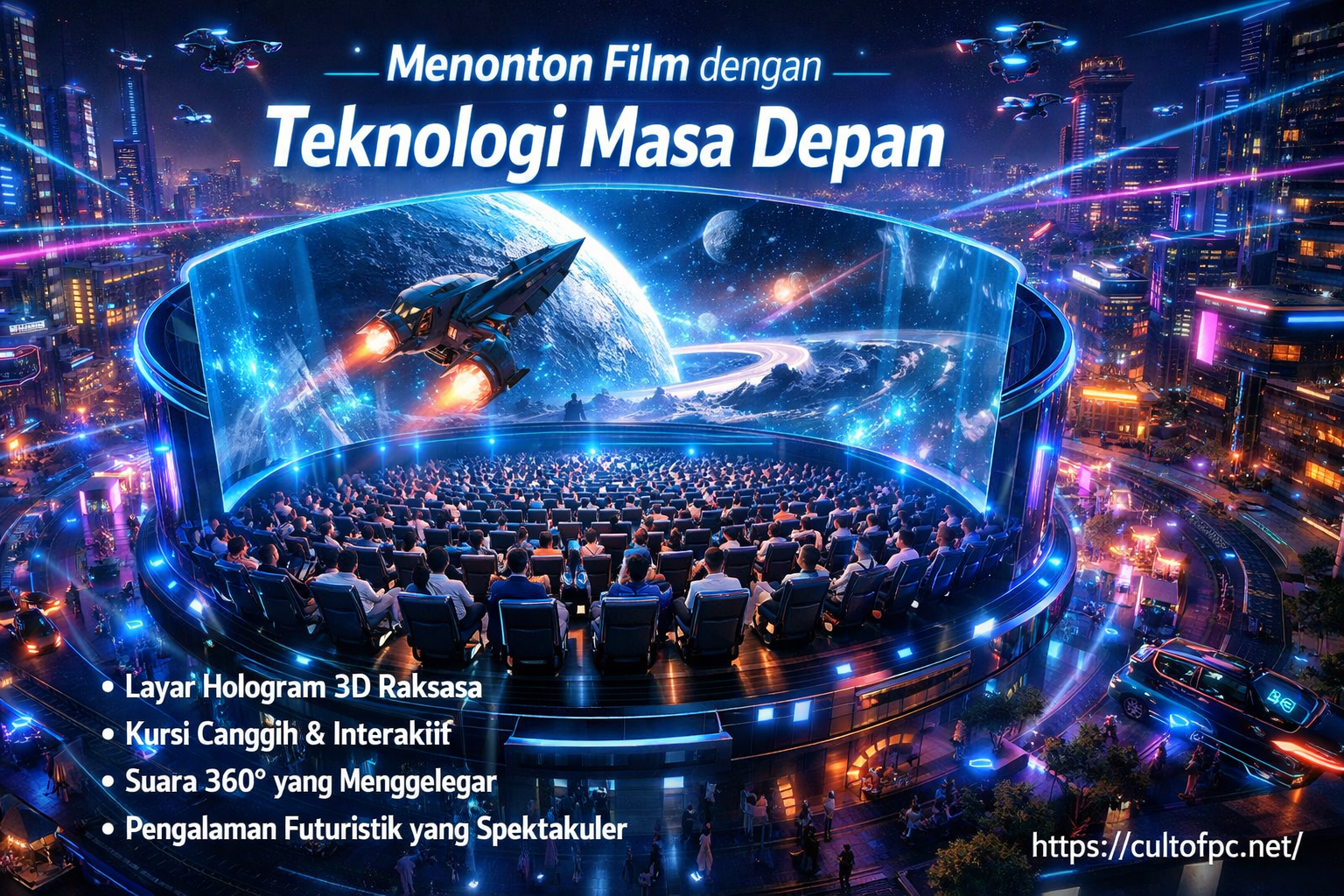 Menonton Film dengan Teknologi Masa Depan