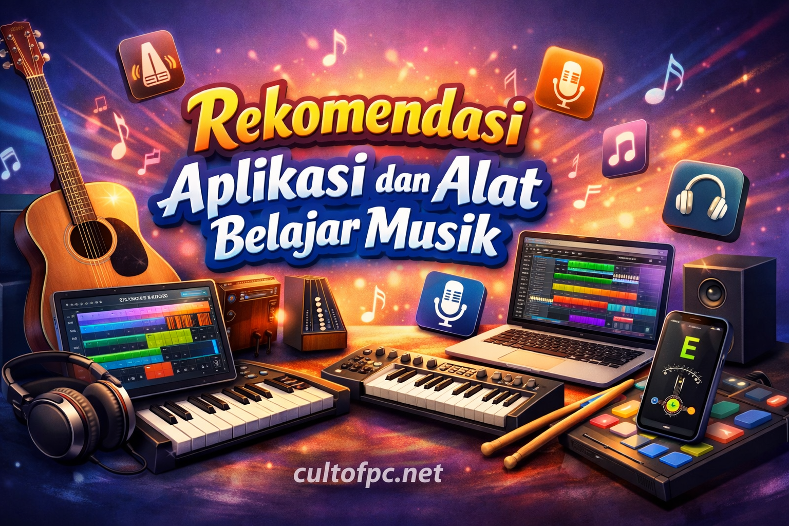 Rekomendasi Aplikasi dan Alat Belajar Musik