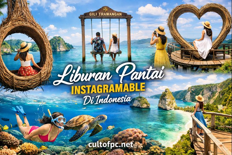 Liburan Pantai Instagramable Di Indonesia