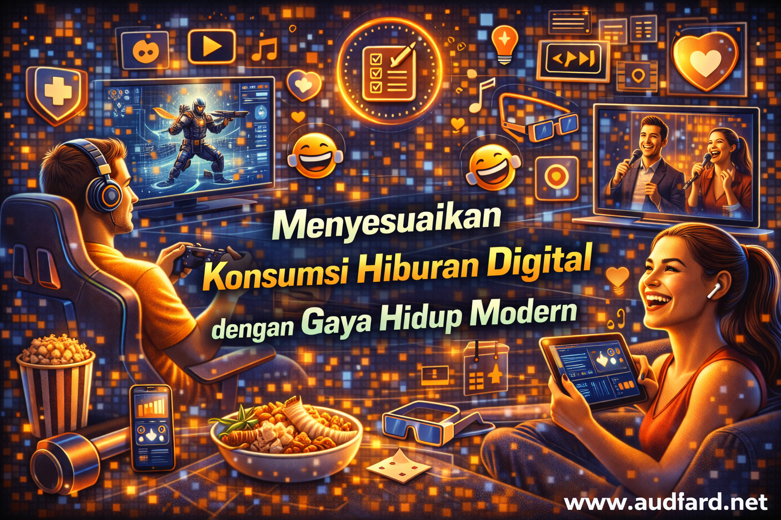 Menyesuaikan Konsumsi Hiburan Digital dengan Gaya Hidup Modern